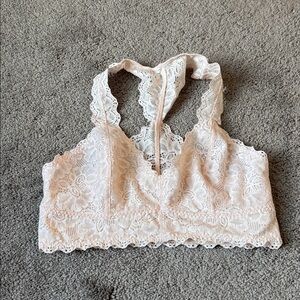 Felina Lingerie Pink Racerback Lace Bra SIZE S